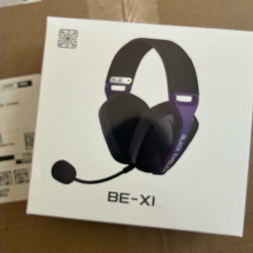 BE-XI Black and Purple Gaming Headset